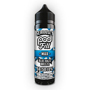 Seriously Pod Fill MAX - 40ml Shortfill Blue Razz Breeze