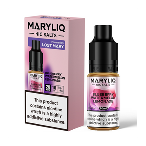 MaryLiq Nic Salts Flavour Blueberry Watermelon Lemonade