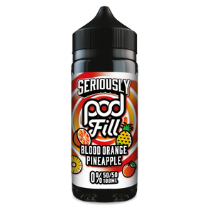 Seriously POD FILL 100ml Shortfill Flavour Blood Orange Pineapple