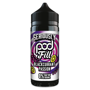 Seriously POD FILL 100ml Shortfill Flavour Blackcurrant Passion